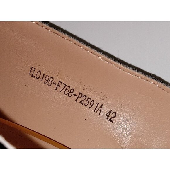 Sophitina Womens Heels Black Leather Stiletto Pointed Toe Pump Cocktail Size 42 - Picture 7 of 9